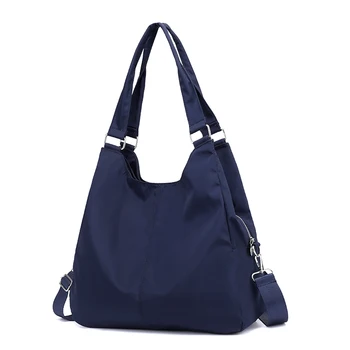 Новая повседневная женская сумка, водонепроницаемая нейлоновая сумка на плечо, модный дизайн, хорошее качество, износостойкие большие сумки-тоут Изображение 2