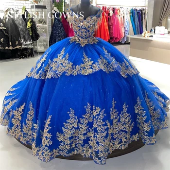 Королевское синее бальное платье принцессы в форме сердца, Пышное платье С аппликацией, платье для вечеринки по случаю дня рождения, платья для выпускного вечера с кисточками, Vestido De 15