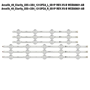 Светодиодная лента подсветки для Arcelik_49_Clarity_3X5 + 3X4_1313FCA_R L_5S1P REV.V5-B WCE60601-AB B49L 8840 A49L 8840 B49L 8752 B49L8840