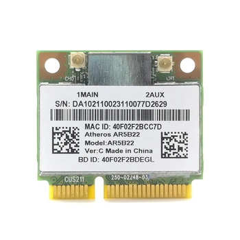 AR5B22WIFI-карта 2,4/5 ГГц Двухдиапазонная MINI PCIE 300M встроенная беспроводная карта 802.11A/B/G/N для Y400 Y500 Y410P S215