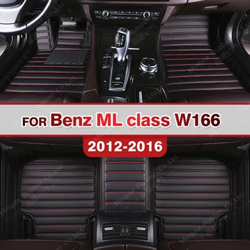 Автомобильные коврики для BENZ ML class W166 2012 2013 2014 2015 2016Custom auto foot Pads автомобильные ковровые покрытия аксессуары для интерьера