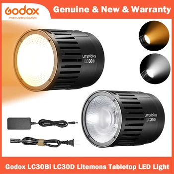 Godox LC30Bi LC30D Litemons Настольный светодиодный светильник с Держателем и кабелем питания для Прямой трансляции Фотосъемки продукта на открытом воздухе