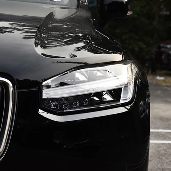 Для-Volvo XC90 2015-2022 Автомобильный прозрачный абажур, крышка фары, очки, абажур, крышка корпуса фары, объектив