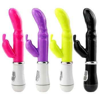 10 Скоростей Вибратор G Spot Rabbit Секс-игрушки Для женщин, Вагинальные Женские Мастурбаторы с двойной Стимуляцией, Силиконовый Фаллоимитатор, Массажер для клитора