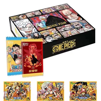 Коробка для коллекционных карточек One Piece Booster Pack Аниме Луффи Хэнкок Нами Санджи TCG Игровая карточка для детского подарка