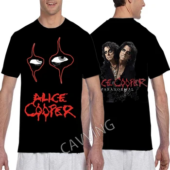 Повседневные футболки с 3D принтом Alice-Cooper, футболки в стиле хип-хоп, топы в стиле харадзюку, модная одежда для женщин/мужчин Изображение 2