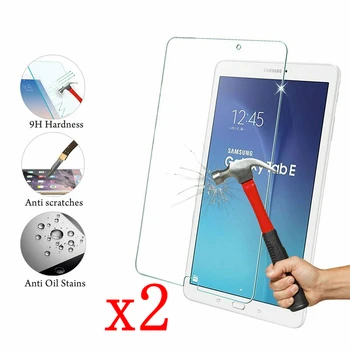 Комплект из 2 предметов, Натуральное Закаленное стекло 9H для Samsung Galaxy Tab E 9,6 