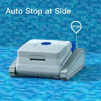 Беспроводной Робот-пылесос для бассейнов, взбирающийся на стену, пылесос для бассейнов внутри и надземных бассейнов Интеллектуальная уборка Изображение 2