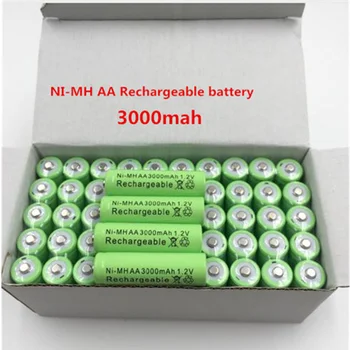 Батарея AA 3000 мАч 1,2 В Ni-MH Аккумуляторная батарея для игрушек Камера Микрофон