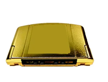 Корпус игровой карты с золотым покрытием для игрового картриджа N 64, пластиковый чехол