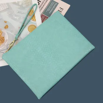 Модная сумка-клатч с буквенным узором и монограммой, женская сумка-клатч из искусственной кожи, модная студенческая сумка для ноутбука, компьютера Изображение 2