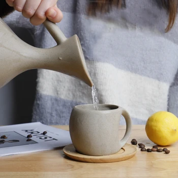 Японская Креативная Ретро Керамическая Кружка, Кофейная чашка, Чашка для молока, Домашняя Чайная чашка, Офисная Кружка для питья, Чашки для завтрака и кружки