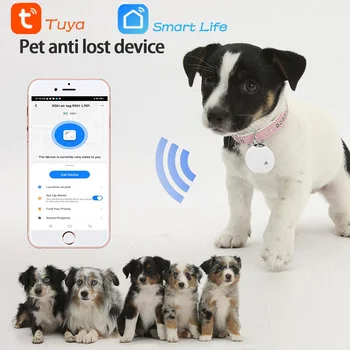 Интеллектуальная бытовая техника Tuya Anti-lost Device Нейтральное Устройство для Отслеживания Местоположения домашних животных Smart Bluetooth Tracker Поиск предметов Smart Life Изображение 2