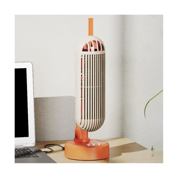 USB-башенный вентилятор, батарея 2400 мАч, перезаряжаемый башенный настольный вентилятор, портативный настольный охладитель воздуха для учебы, кемпинга-A