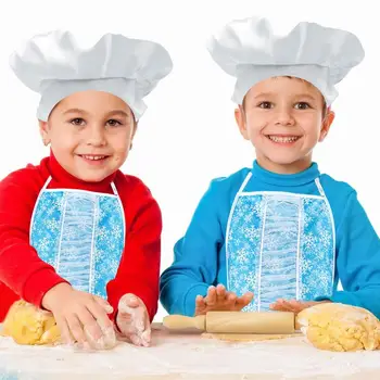 Детский набор для приготовления пищи, 48 шт., набор для выпечки со скалкой и шляпой шеф-повара, посуда для выпечки, Полный подарочный набор для приготовления пищи для любознательных Изображение 2