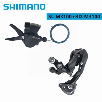 Shimano Alivio M3100 Правый рычаг переключения передач с задним переключателем SL + RD 9 Скоростей Для Горного велосипеда MTB