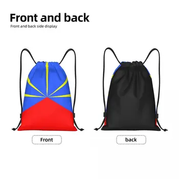Флаг Воссоединения Рюкзак на шнурке Спортивная спортивная сумка для мужчин и Женщин Тренировочный рюкзак Изображение 2