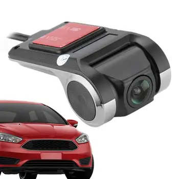 Автомобильный видеорегистратор с передней и задней камерами USB, автомобильный видеомагнитофон высокой четкости, Черный ящик автомобиля, Водитель ночного видения