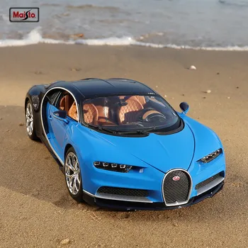 Maisto 1: 24 Bugatti Roadster, имитация модели автомобиля из сплава, имитация украшения автомобиля, коллекция подарочных игрушек