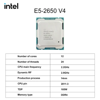 Комплект SJS Xeon X99 Материнская плата E5 2650 V4 Процессор Intel 16G (2*8) Оперативная память DDR4 3200 МГц Комплект Placa Mãe e Processador Memoria LGA 2011-3 Изображение 2