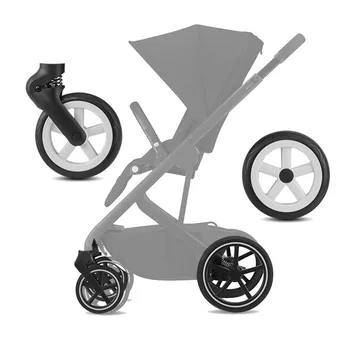 Колеса для колясок, совместимые с тележкой Priam Bailos S Mios Melio Eezy Спереди или сзади, с подшипником, аксессуары для детской коляски