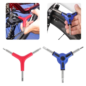 Y1UC 3-ходовые Гаечные ключи 4 мм/5 мм/6 мм, Велосипедный Шестигранный ключ, инструменты для ремонта велосипедов