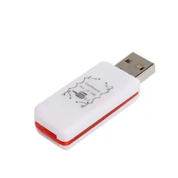 Высококачественный Поддерживающий Многофункциональный кард-ридер Hi-Speed USB 2.0 Card Reader Для прямого считывания карт SD/ MS/ TF /M2 Изображение 2