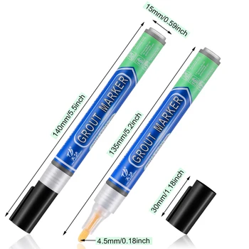5 шт. ручки для ремонта зазоров, маркер для затирки, ручка для обеззараживания