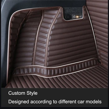 Изготовленный на заказ коврик для багажника автомобиля с полным покрытием Porsche Macan 2014-2022 718 2016-2022 Cayenne 2018-2022 Автомобильные аксессуары Изображение 2