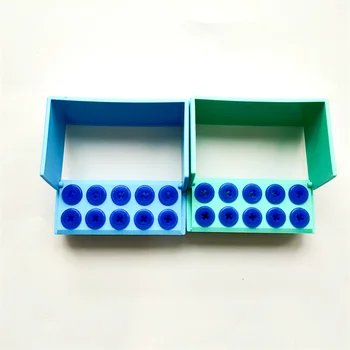 2 коробки стоматологической ультразвуковой коробки для дезинфекции на 10 отверстий, перфоратор для наконечника, держатель для стерилизации под углом 135 °