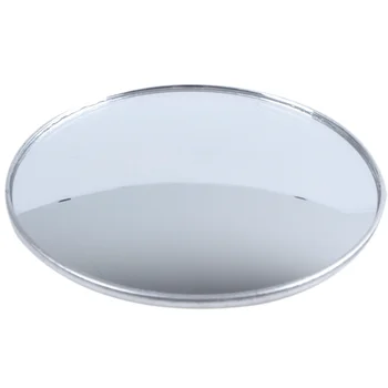 4X Серебристый Тон, 3-дюймовое Круглое Выпуклое Зеркало заднего вида со слепым пятном для автомобиля Auto Изображение 2