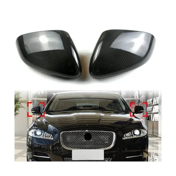Автомобильная накладка для зеркала заднего вида из настоящего углеродного волокна Изображение 2