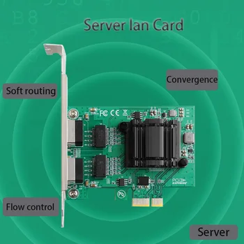 PCI-E X1 Гигабитная Серверная сетевая карта адаптер 10/100/1000 Мбит/с компьютерные аксессуары игровая адаптивная Игровая карта PCI-E RJ-45 LAN card Изображение 2