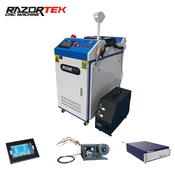 Razortek 3 в 1 лазерная сварочная машина для резки и чистки 1500 Вт 2000 Вт волоконный сварочный аппарат