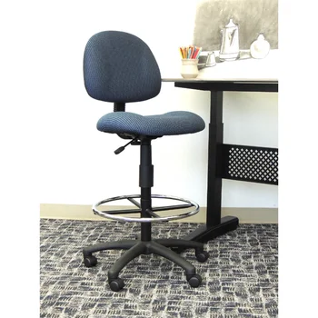 Регулируемое рабочее кресло для сидения и подставки для офиса и дома, синее игровое кресло