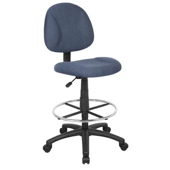 Регулируемое рабочее кресло для сидения и подставки для офиса и дома, синее игровое кресло Изображение 2