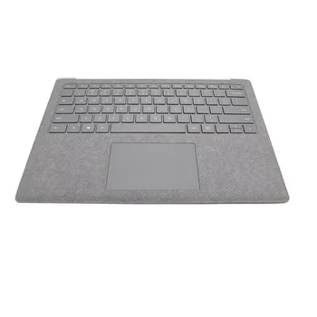 Клавиатура с подставкой для рук для Microsoft Surface Pro 5 1769 Серого цвета
