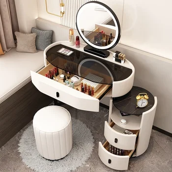 Роскошный туалетный столик для хранения Минималистичный Эстетичный Столик для макияжа С Выдвижными ящиками Удобная мебель для гардеробной Toaletka XF50YH