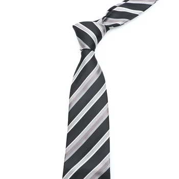 Классический Шелковый мужской галстук в клетку и полоску, Цветочные галстуки, Официальная одежда, деловой костюм, Жаккардовый галстук, Подарок на свадьбу, аксессуары на каждый день Изображение 2