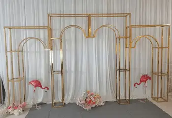 3 шт. Роскошная Модная Приветственная дверная рама, Большой фон, Свадебная цветочная арка, сцена, настенный экран, коробка для воздушных шаров для вечеринки по случаю дня рождения