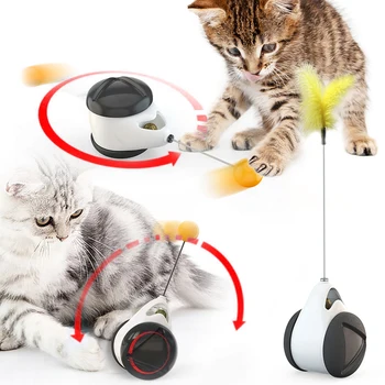 Качели-неваляшки для кошек, интерактивный балансир для котенка, игрушка для погони за кошкой с кошачьей мятой, забавные товары для домашних животных для дропшиппинга