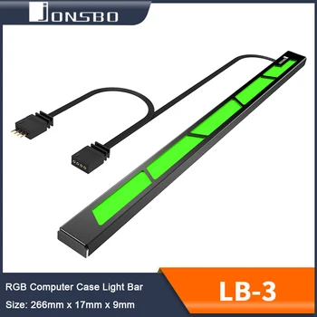 JONSBO PC Case RGB Light Bar Материнская плата Компьютера DIY Магнитная 12V/4PIN Светодиодная Лента