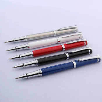 Высококачественный бренд 3035 металлическая ручка-роллер с синей серебряной отделкой elegante signature шариковая чернильная ручка Канцелярские принадлежности Изображение 2