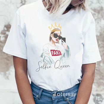 Женская футболка, модная футболка на высоком каблуке с графическим принтом, женская новая летняя женская одежда, топы, красивая женская футболка 90-х годов Изображение 2