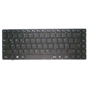 Клавиатура для ноутбука Trekstor PRIMEBOOK P13, черная, без рамки, немецкий GR