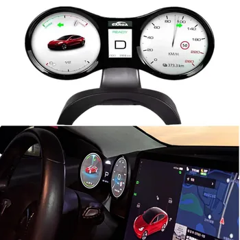 ЖК-дисплей для автомобильной приборной панели, скорость, мультимедийная приборная панель, экран высокой четкости, подходит для Tesla Model 3/Y Изображение 2