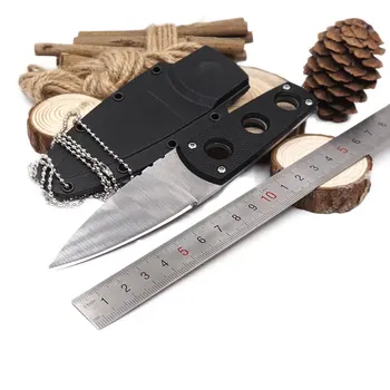 Нож с фиксированным лезвием и колье-оболочкой, Охотничий нож для выживания на открытом воздухе, Лезвие 440C, ручка G10, Тактические Ножи, инструменты EDC для кемпинга