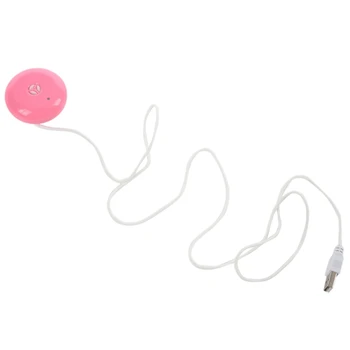 5X Розовый пончик-увлажнитель USB, настольный мини-увлажнитель, портативный креативный очиститель воздуха, розовый