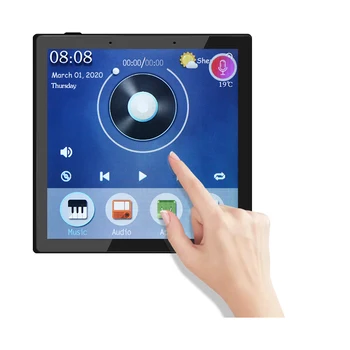 Интеллектуальная 4-дюймовая сенсорная панель zigbee monito Smart touch настенный выключатель для умного дома с приложением tuya Изображение 2