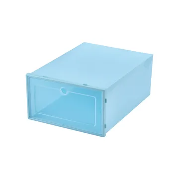 BY148 Пылезащитная коробка для обуви с выдвижным ящиком пластиковая складная Изображение 2